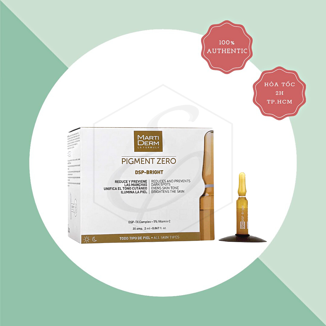 Tinh Chất Dưỡng Sáng Đều Màu Da, Giảm Đốm Sắc Tố MartiDerm Pigment Zero DSP Bright